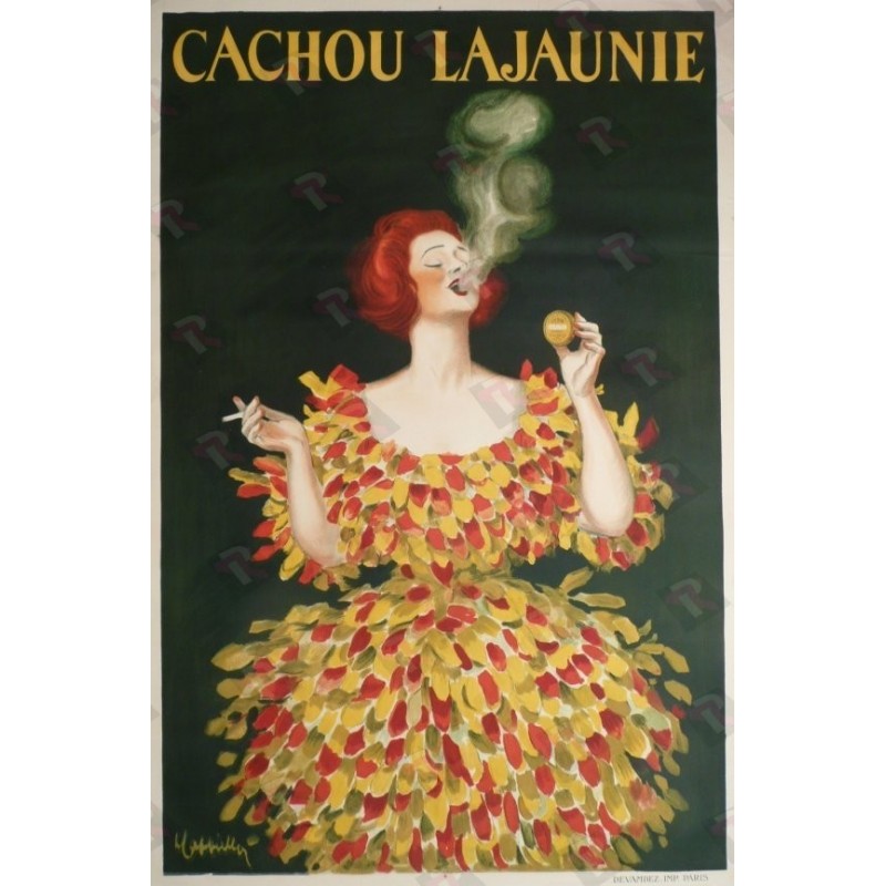 Original vintage poster Cachou Lajaunie - Leonetto Cappiello
