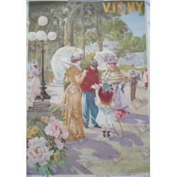Original vintage poster Vichy Imprimerie Courmont PARIS - Tanconville
