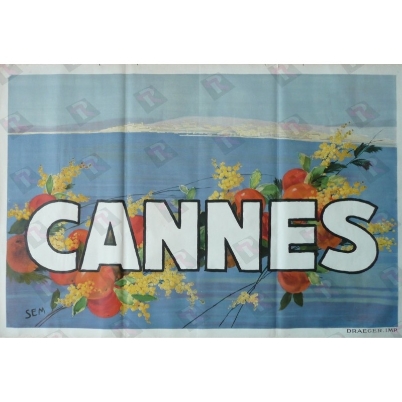 Original vintage poster Cannes - SEM