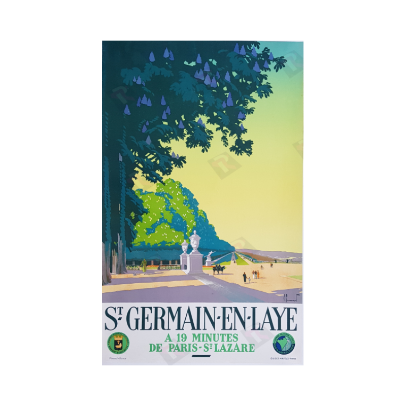 Original vintage poster Saint Germain en Laye Pierre COMMARMOND