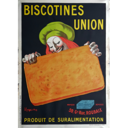 Affiche ancienne originale Biscotines Union - Leonetto Cappiello