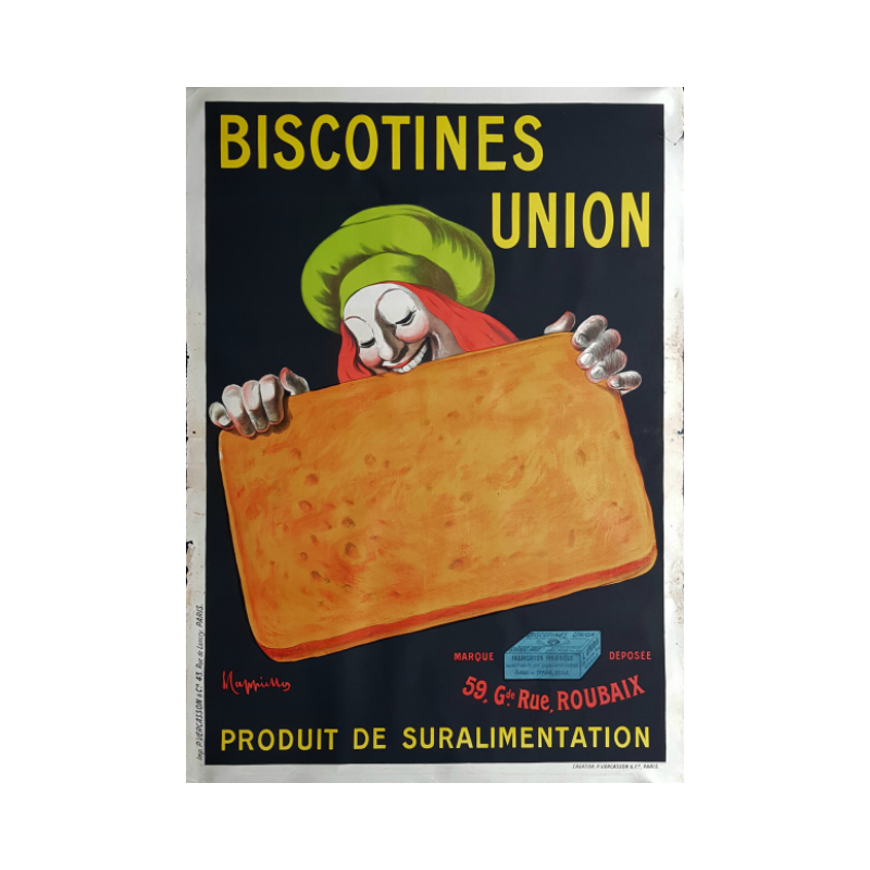 Original vintage poster Biscotines Union - Leonetto Cappiello