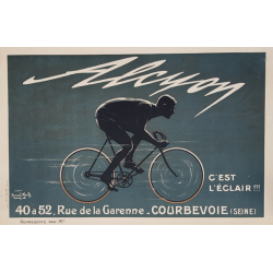 Original vintage poster Alcyon c'est l'éclair Marcel BLOCH
