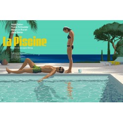 Original silkscreened poster limited variant La Piscine Laurent DURIEUX Nautilus Artprints