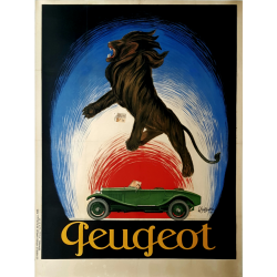 Original vintage poster Peugeot 1925 Leonetto Cappiello