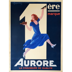Original vintage poster Aurore chaussure de qualité Leonetto CAPPIELLO