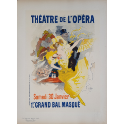 Maîtres de l'Affiche Planche originale 57 Théatre de l'Opéra Jules CHERET