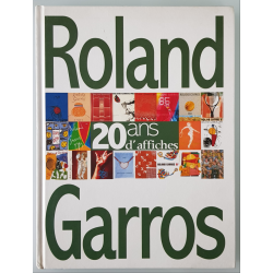 Livre Roland Garros 20 ans d'affiches