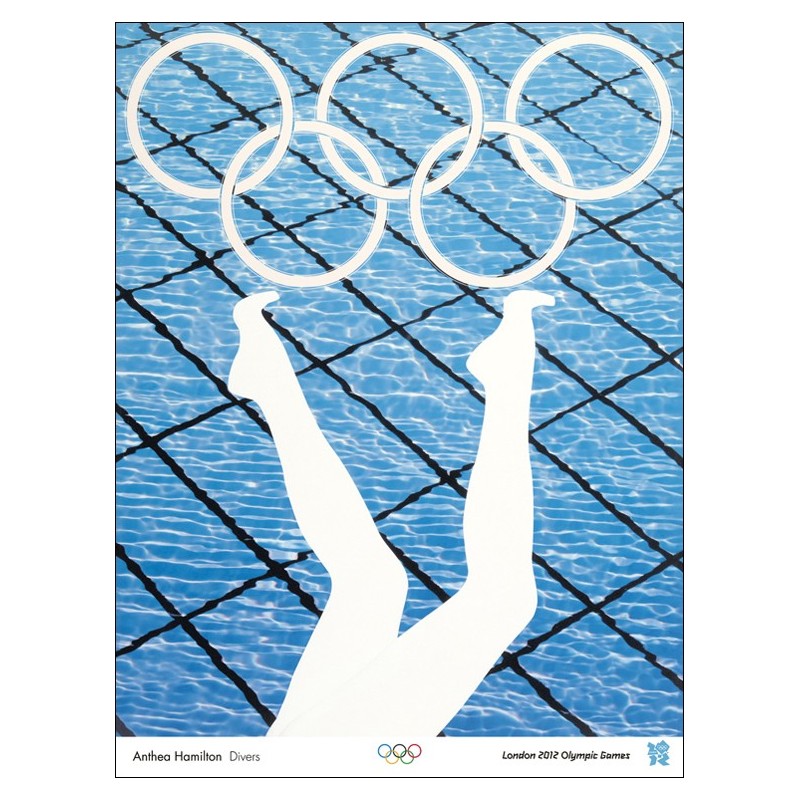 Affiche originale Jeux olympique de Londres 2012 HAMILTON Anthea