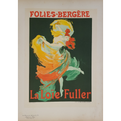 Maîtres de l'Affiche Original PLate 73 Loïe FULLER Jules CHERET