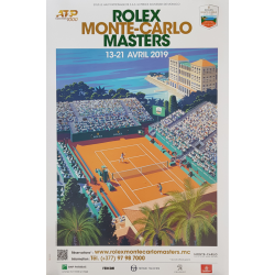 Original poster Tennis Monte-Carlo Rolex Master 2019