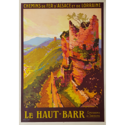 Original vintage poster Le Haut Barr Environs de Saverne Roger SOUBIE