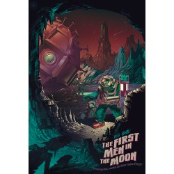 Original silkscreened poster variant limited edition The First Men in The Moon Stan & Vince