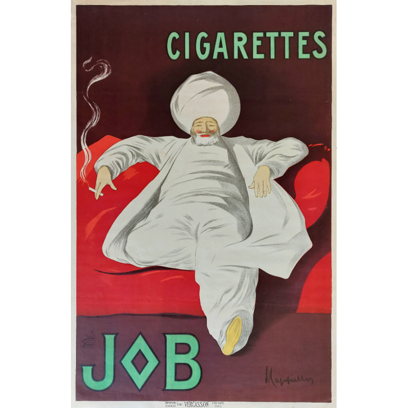 Original vintage poster Cigarettes JOB Leonetto Cappiello