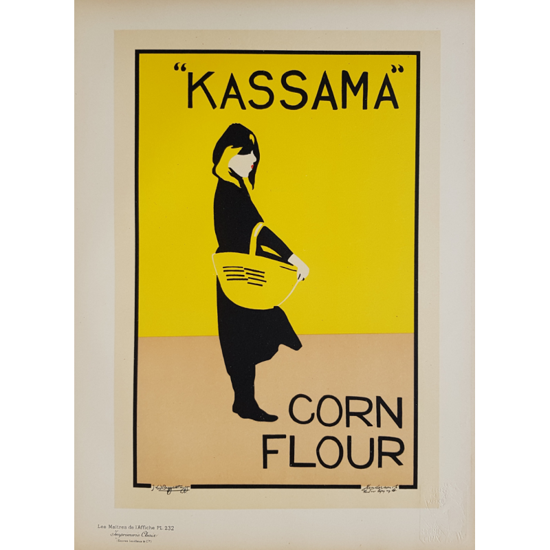 Maîtres de l'Affiche Planche originale 232 Kassama Corn Flour BEGGARSTAFF