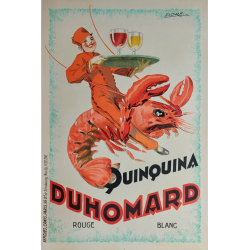 Original vintage poster Quinquina DUHOMARD 1928 DORFI
