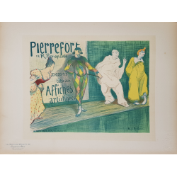Maîtres de l'Affiche Planche originale 102 Pierrefort Affiches artistiques IBELS