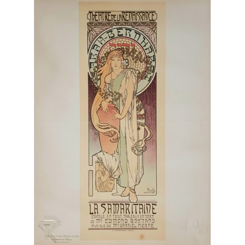 Maîtres de l'Affiche Planche originale 166 La Samaritaine Alfonse MUCHA