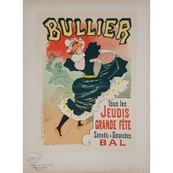 Maîtres de l'Affiche Original Plate 147 BULLIER Jules CHERET