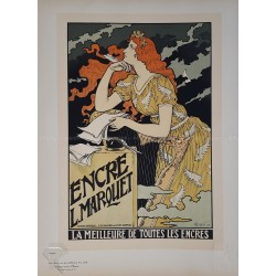 Maîtres de l'Affiche Planche originale 158 Encre Marquet Eugène GRASSET