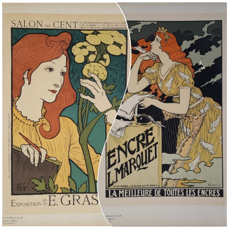 Maîtres de l'Affiche 2 Original PLates Eugène GRASSET