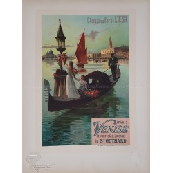 Maîtres de l'Affiche Original Plate 171 Venise Hugo d'Alési