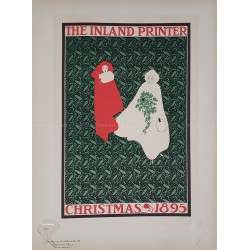 Maîtres de l'Affiche Planche originale 172 Christmas 1895 William BRADLEY
