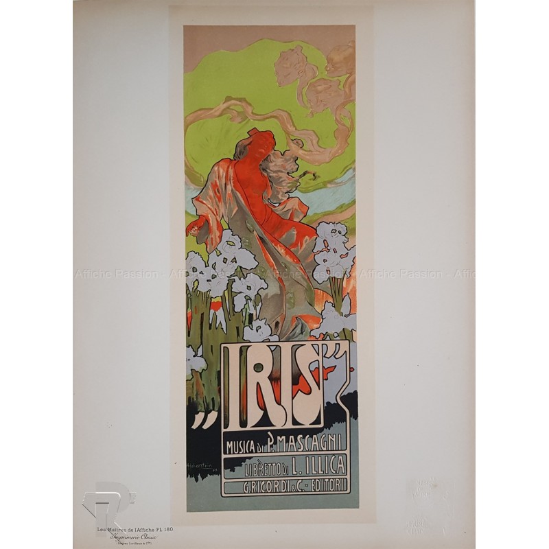 Maîtres de l'Affiche Planche originale 180 Iris HOHENSTEIN