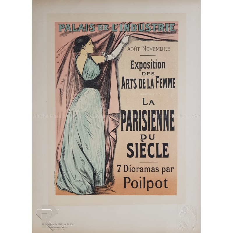 Maîtres de l'Affiche Planche originale 186 La Parisienne du Siecle FORAIN