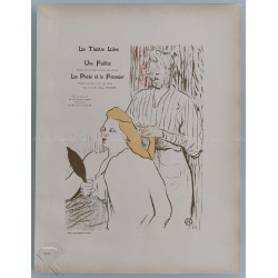Les programmes illustrés Original Plate 11 The Hairdresser TOULOUSE LAUTREC