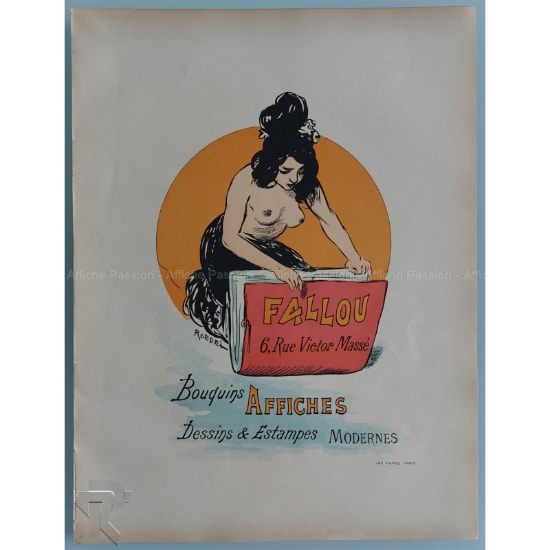 Les programmes illustrés Planche originale 9 Fallou Bouquins Affiches Estampes Modernes