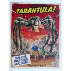 Affiche originale cinéma belge scifi science fiction " Tarantula " Universal