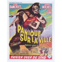 Original vintage poster cinema belgium scifi science fiction " Panique sur la ville " 20th century fox