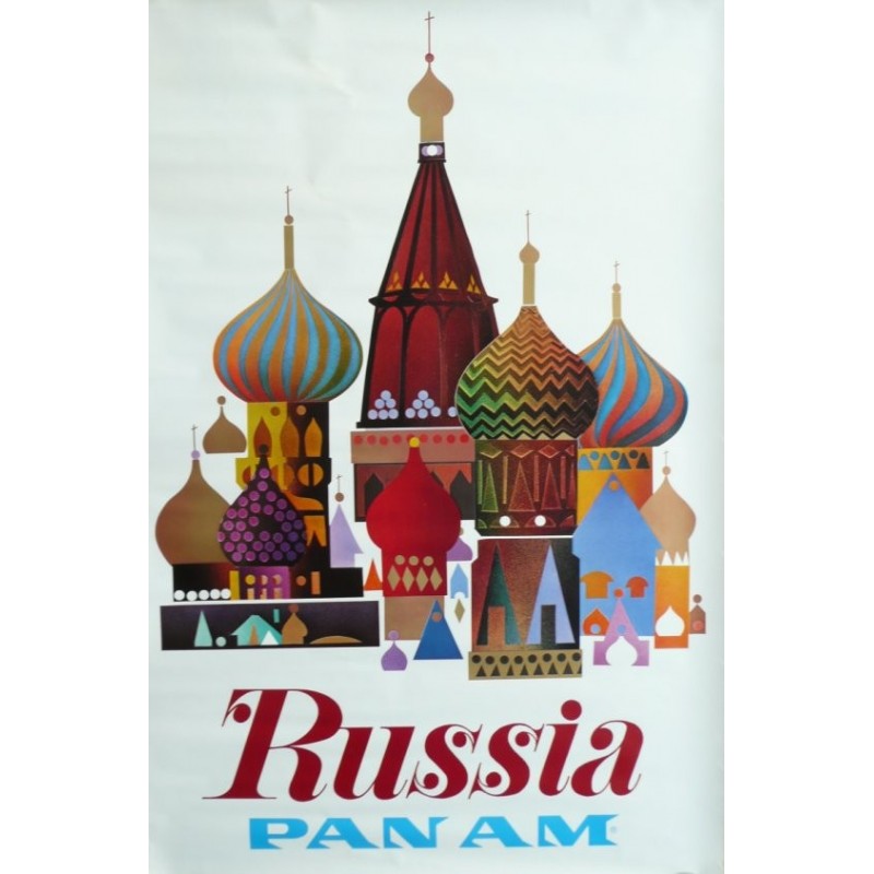 Affiche originale Pan Am Russia