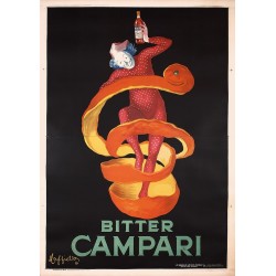 Affiche originale BITTER CAMPARI 200 cm x 140 cm - Leonetto CAPPIELLO