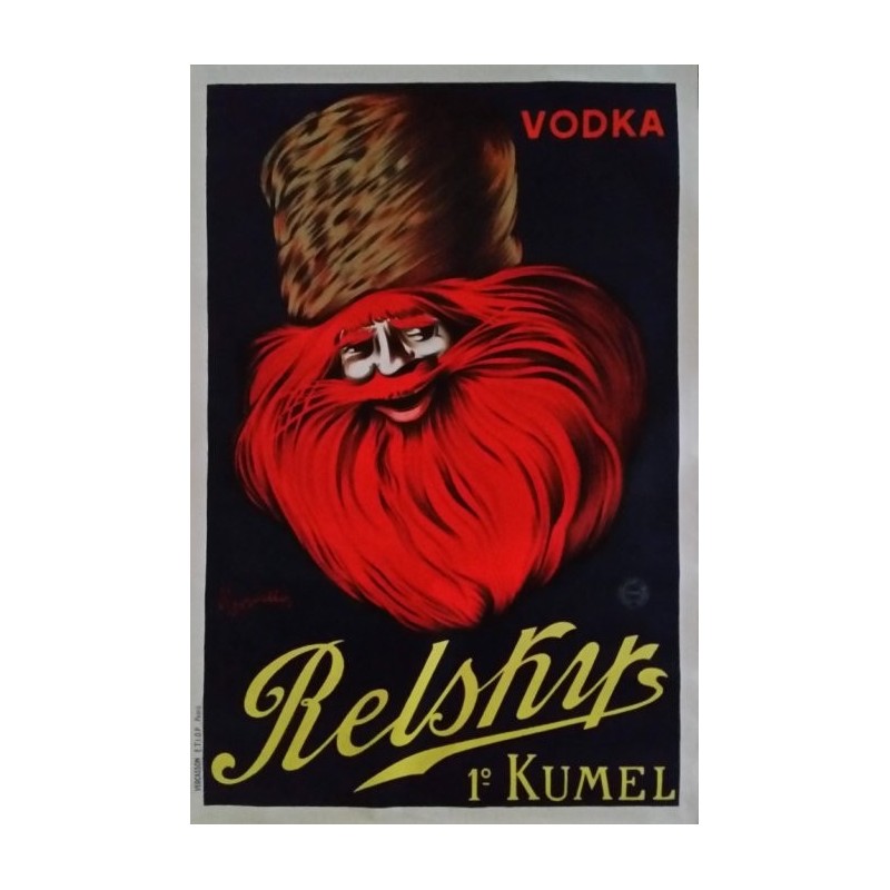 Affiche originale Vodka Relsky - Leonetto Cappiello