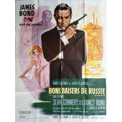 Affiche originale cinéma James bond 007 " Bon baisers de Russie " Sean Connery