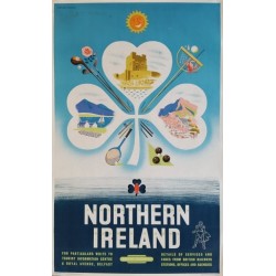 Original vintage poster Northern Ireland 1956 - Daphne PADDEN