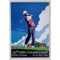 Affiche originale 125th open championship Royal Lytham 18-21 July 1996