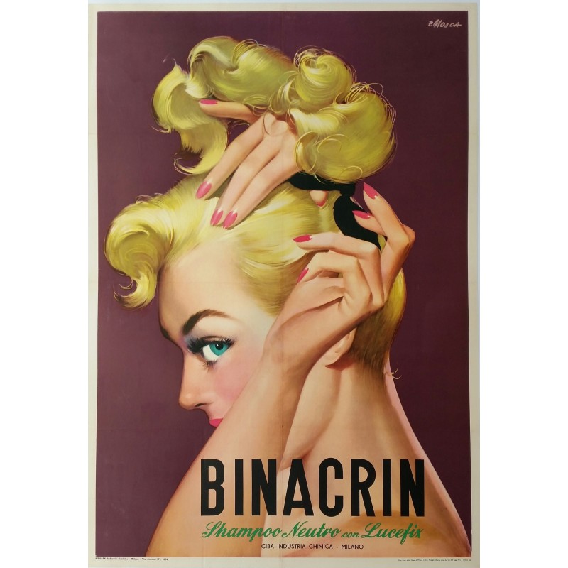 Original vintage poster BINACRIN- Franco MOSCA