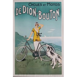 Original vintage poster Cycles et Moto De Dion-Bouton - C FOURNERY
