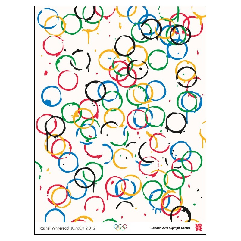 Affiche originale Jeux olympique de Londres 2012 - Rachel WHITEREAD